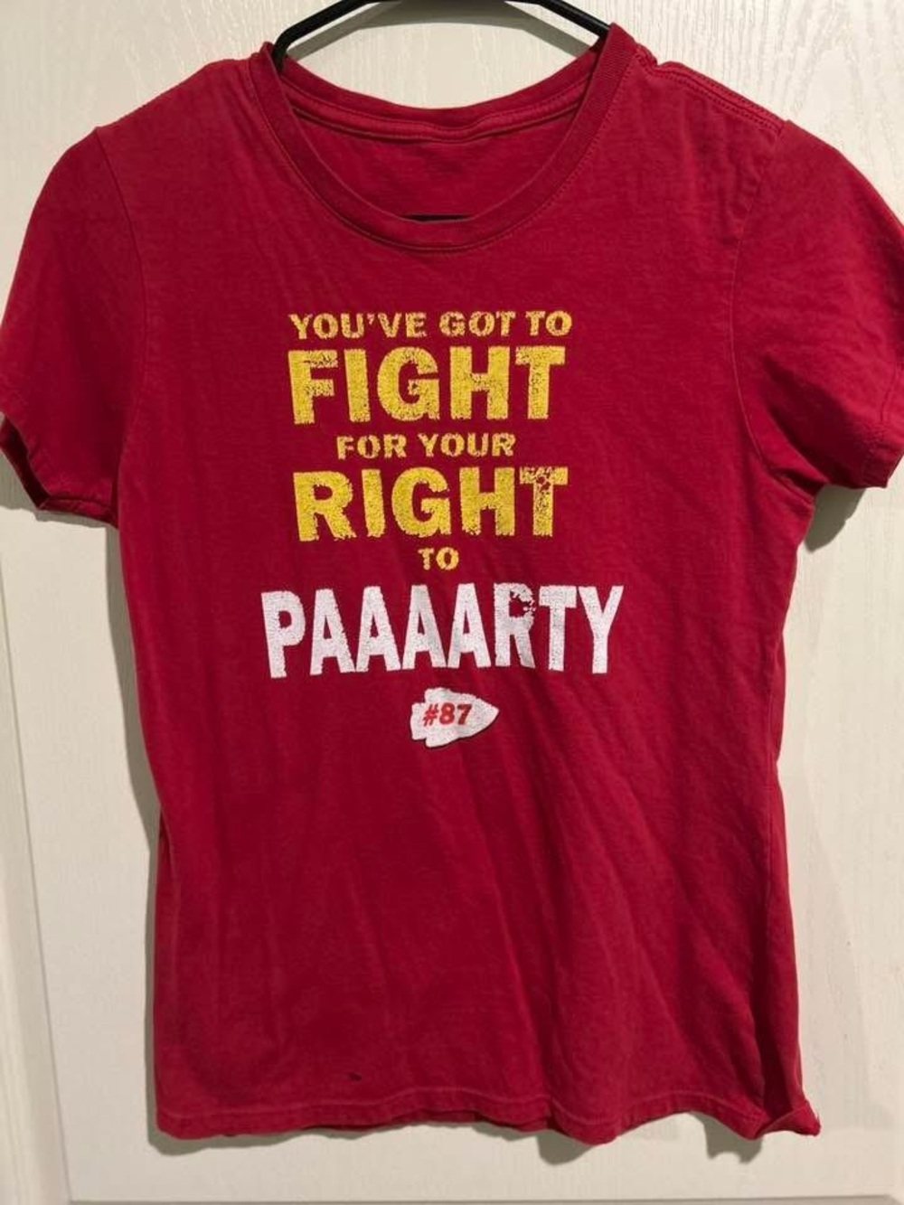 Red Kids' Graphic Tee - 'Fight for Your Right to Paaarty'